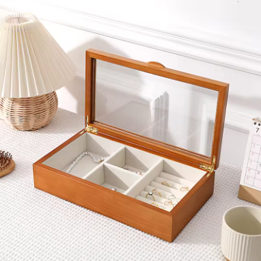 /uploads/image/2024/05/05/Recyclable Custom Retro Simple Wooden Jewelry Box High-end Storage Studs Earrings Delicate Necklace Gift Box.png